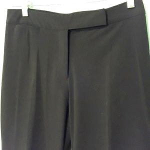 Apostrophe Straight Leg Trouser Pants, Black, Size 6P